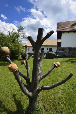 Hollókő-stock-foto