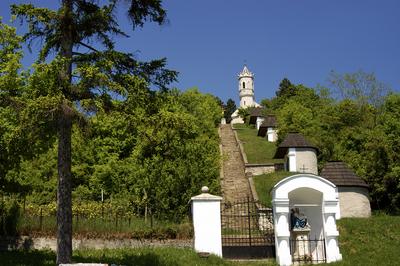 Magyarpolány, Kálvária-stock-foto