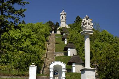 Magyarpolány, Kálvária-stock-foto