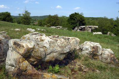 Szentbékkállai kőtenger-stock-foto