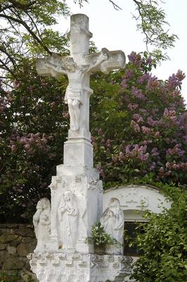 Kőkereszt Szentbékkálla határában-stock-foto