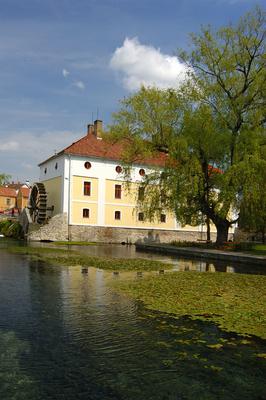 Tapolca, Malom-tó-stock-foto