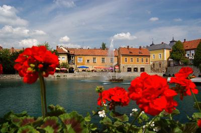 Tapolca, Malom-tó-stock-foto