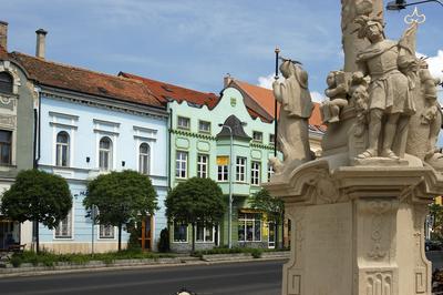 Tapolca, Fő tér-stock-foto