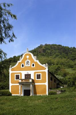 Pésház a Szent György-hegyen-stock-foto
