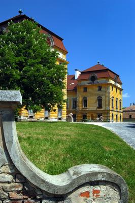 Pápa, Esterházy-kastély-stock-foto