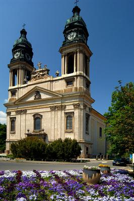 Pápa, Nagytemplom-stock-foto