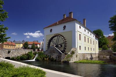 Tapolca, Malom-tó-stock-foto