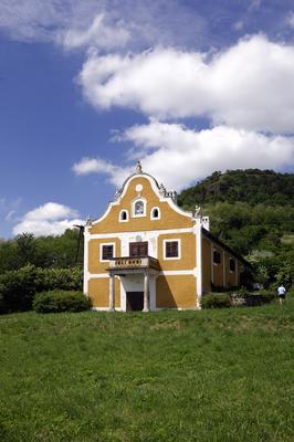 Pésház a Szent György-hegyen-stock-foto