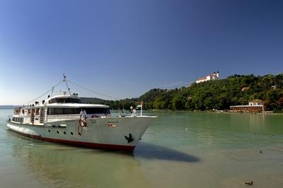 Tihany látványa-stock-foto