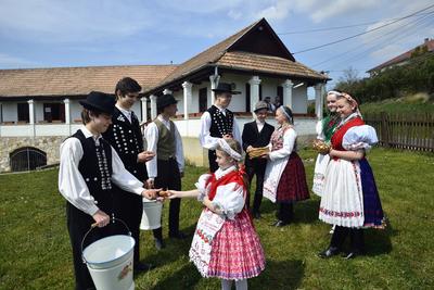 Húsvét Kazáron-stock-foto