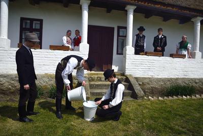 Húsvét Kazáron-stock-foto