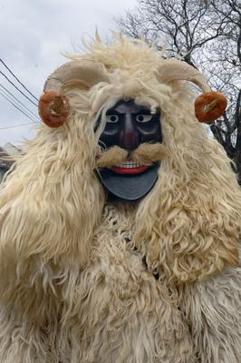 Mohácsi busójárás-stock-foto