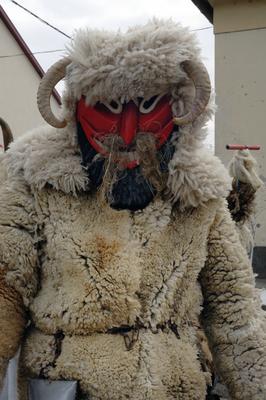 Mohácsi busójárás-stock-foto