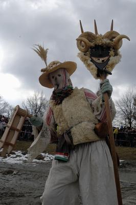 Mohácsi busójárás-stock-foto