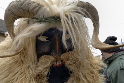 Mohácsi busójárás-stock-foto