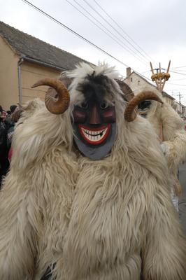 Mohácsi busójárás-stock-foto