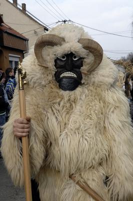 Mohácsi busójárás-stock-foto