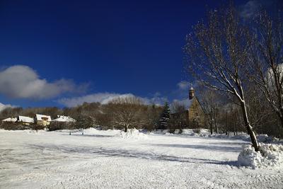 Mátraszentistváni Sípark-stock-foto