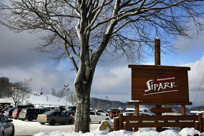 Mátraszentistváni Sípark-stock-foto