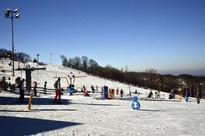 Mátraszentistváni Sípark-stock-foto