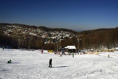 Mátraszentistváni Sípark-stock-foto