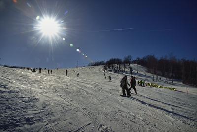 Mátraszentistváni Sípark-stock-foto