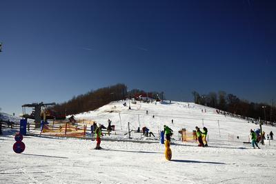 Mátraszentistváni Sípark-stock-foto