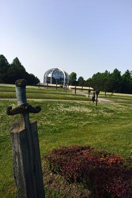 Mohácsi Történelmi Emlékhely-stock-foto