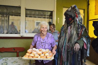 Tikverőzés Mohán-stock-foto