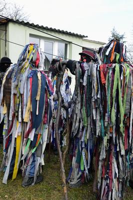 Tikverőzés Mohán-stock-foto