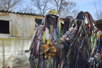 Tikverőzés Mohán-stock-foto
