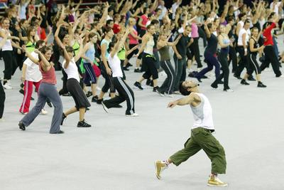 FittAréna a Budapest Sportarénában-stock-foto