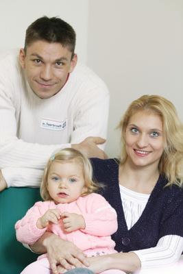 Balzsay Károly és családja-stock-foto