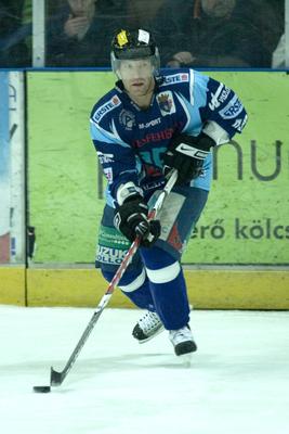 UTE-Alba Volán jégkorong mérkőzés-stock-foto