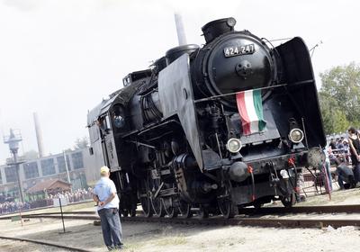 Vasúttörténeti Park-stock-foto