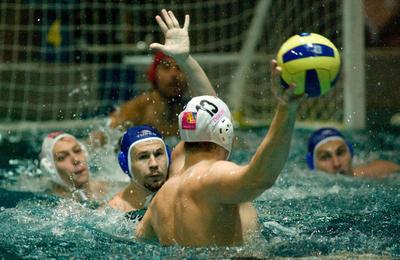 Eger - Domino Honvéd elődöntő-stock-foto