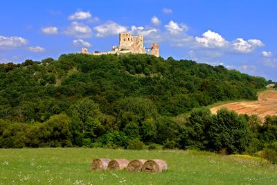 A cseszneki vár-stock-foto