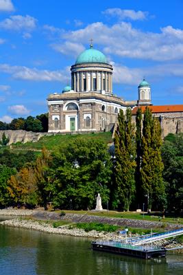 Az esztergomi Bazilika-stock-foto