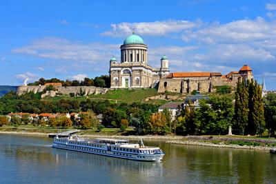 Az esztergomi Bazilika-stock-foto