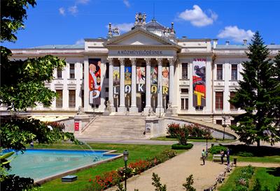 Szeged, Móra Ferenc Múzeum-stock-foto
