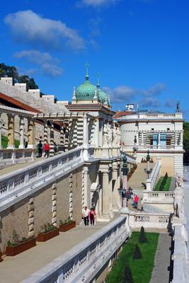 Várkert Bazár látképe-stock-foto