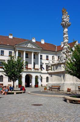 Sopron, Fő tér-stock-foto