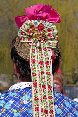 Nógrádi népviselet-stock-foto