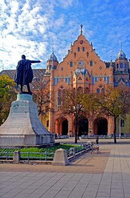 Kecskemét, Városháza-stock-foto