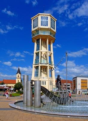 Siófok, Víztorony-stock-foto