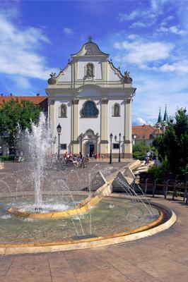 Vác, Fehérek temploma-stock-foto