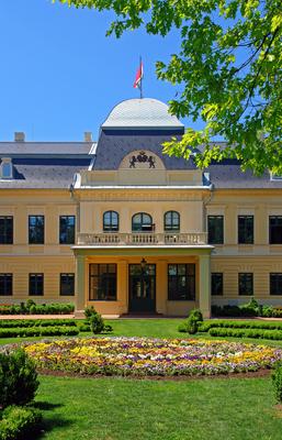 Gyula, Almássy-kastély-stock-foto