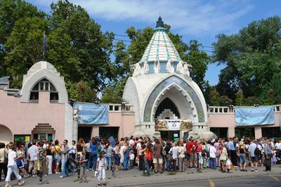 Budapest, Állatkert-stock-foto