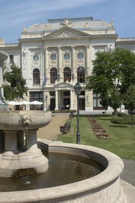 Budapest, a Budai Vigadó-stock-foto